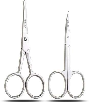 Ciseaux à cheveux en acier inoxydable pour sourcils cils barbe poils du nez. DIAYTAR COTE D'IVOIRE, votre boutique en ligne discount pour toutes vos nécessités. Faites des économies sur vos achats de meubles de maison, d'équipements électroniques, de gadgets et bien plus encore. Profitez de nos prix attractifs sans jamais compromettre la qualité.