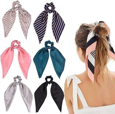 6 pièces élastiques en soie satinée pour cheveux écharpe support pour queue de cheval. Ne cherchez plus, DIAYTAR COTE D'IVOIRE  est le site discount ultime pour toutes vos envies shopping. Laissez-vous surprendre par notre gamme variée, allant des produits pour la maison aux accessoires high-tech indispensables à la vie moderne, et bénéficiez des prix les plus bas du marché. Explorez notre boutique en ligne dès aujourd'hui et faites de bonnes affaires en un clic !