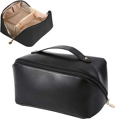 Trousse cosmétique de voyage de grande capacité | maquillage en cuir portable. DIAYTAR COTE D'IVOIRE, votre boutique en ligne discount pour toutes vos nécessités. Faites des économies sur vos achats de meubles de maison, d'équipements électroniques, de gadgets et bien plus encore. Profitez de nos prix attractifs sans jamais compromettre la qualité.