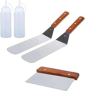 Excellent ensemble d'ustensiles de barbecue en acier inoxydable de qualité professionnelle 5 pièces pour gril. DIAYTAR COTE D'IVOIRE  - La solution idéale pour des achats discount en ligne. Explorez notre gamme complète de produits pour la maison, l'électroménager, l'informatique, la mode et les gadgets, et bénéficiez de tarifs compétitifs. Simplifiez votre expérience d'achat avec notre boutique en ligne conviviale et découvrez des offres imbattables.