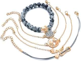Ensemble de 5 bracelets manchettes à anneaux ouverts entrelacés avec nœud. Faites des économies sur tous vos achats avec DIAYTAR COTE D'IVOIRE . Notre boutique en ligne vous propose des articles de qualité à prix cassés, que ce soit pour votre maison, l'électroménager, l'informatique ou encore la mode. Ne cherchez plus ailleurs, les meilleures offres discount sont chez nous !
