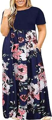 Kancystore robe grande taille à manches courtes pour femmes avec poches. Bienvenue chez DIAYTAR COTE D'IVOIRE, la boutique en ligne où vous pouvez trouver tout ce dont vous avez besoin à des prix défiant toute concurrence. Découvrez notre vaste gamme de produits discount, que ce soit des articles pour la maison, de l'électroménager, de l'informatique, de la mode ou des gadgets. Faites des économies sur tous vos achats grâce à DIAYTAR COTE D'IVOIRE .