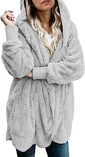 Veste cardigan à capuche en polaire douce manches longues et ouverte sur le devant. DIAYTAR COTE D'IVOIRE  est votre allié pour des achats discount de qualité. Explorez notre boutique en ligne et découvrez notre gamme complète de produits pour la maison, l'électroménager, l'informatique, la mode et les gadgets, le tout à des prix avantageux qui ne sacrifient pas la qualité.
