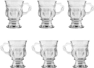 Tasses à café en verre kafifi avec poignée tasses gravé antique grandes pour café. DIAYTAR COTE D'IVOIRE, votre boutique en ligne préférée pour dénicher des produits à prix discount. Rendez-vous sur notre site pour trouver toutes les bonnes affaires de la maison à l'électroménager en passant par les gadgets high-tech. Ne sacrifiez pas la qualité pour économiser, optez pour DIAYTAR COTE D'IVOIRE  !