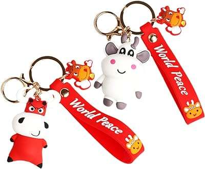 2 pièces porte clés vache 2021 cadeau du nouvel an chinois année. DIAYTAR COTE D'IVOIRE, la référence en matière de shopping discount en ligne. Découvrez notre vaste sélection de produits allant de la maison à l'informatique, en passant par l'électroménager et la mode. Avec des prix défiant toute concurrence, vous pourrez satisfaire toutes vos envies sans vous ruiner. Faites des économies tout en achetant des produits de qualité chez DIAYTAR COTE D'IVOIRE .