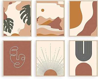 Boho print neutral wall art lot de 6 impressions d'art mural moderne du milieu. DIAYTAR COTE D'IVOIRE, le choix parfait pour tous les chasseurs de bonnes affaires. Plongez dans notre boutique en ligne et explorez notre large sélection d'articles discount, comprenant tout, des articles pour la maison à l'électroménager, en passant par l'informatique, la mode et les gadgets. Faites des économies substantielles sans sacrifier la qualité et donnez une nouvelle dimension à votre expérience de shopping en ligne.