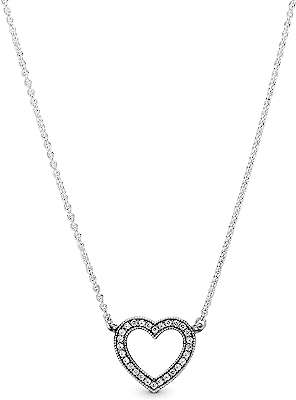 Collier pendentif cœur en argent sterling pandora pour femme 590534cz 45. Choisissez DIAYTAR COTE D'IVOIRE  pour des produits discount de qualité supérieure livrés directement chez vous. Que vous recherchiez des appareils électroménagers fiables, des produits informatiques performants ou des articles mode à la pointe des tendances, nous avons tout ce dont vous avez besoin à des prix abordables.