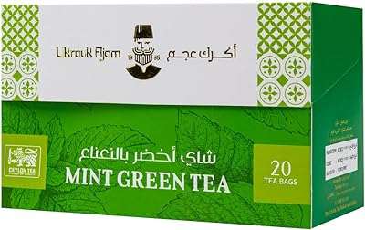 Thé vert à la menthe pure de ceylan ukrouk ajam 20. DIAYTAR COTE D'IVOIRE  vous offre un large choix de produits discount, allant des appareils électroménagers dernier cri aux vêtements à la mode en passant par les gadgets les plus innovants. Faites vos achats en ligne en toute simplicité et bénéficiez de prix avantageux pour équiper votre maison avec style, sans vous ruiner.