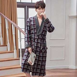 Peignoir d'hiver robe en coton pour hommes avec chemise de nuit. Trouvez les meilleures affaires en ligne chez DIAYTAR COTE D'IVOIRE  - une boutique généraliste offrant une variété de produits discount allant de l'électroménager aux articles high-tech, sans oublier les vêtements et les accessoires tendances. Découvrez un choix incroyable de produits de qualité à des prix imbattables !