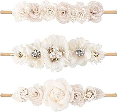 Bandeau élastique en nylon floral pour bébés filles 3 pièces. DIAYTAR COTE D'IVOIRE, la boutique en ligne polyvalente qui répond à tous vos besoins d'articles ménagers à bas prix. Des ustensiles de cuisine pratiques aux produits d'entretien essentiels, nous avons tout ce dont vous avez besoin pour faciliter votre quotidien sans dépenser une fortune. Ne manquez pas nos bonnes affaires !