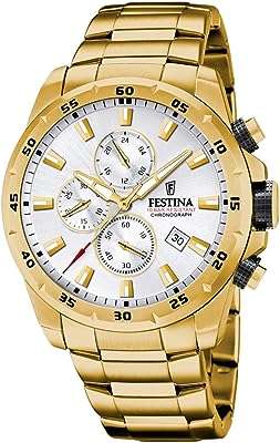 Montre à quartz festina bracelet analogique en acier inoxydable f20541 1 or. À la recherche de bonnes affaires ? DIAYTAR COTE D'IVOIRE  est là pour vous ! Notre boutique en ligne généraliste propose une variété de produits discount, allant des articles pour la maison à l'électroménager, en passant par l'informatique et la mode, ainsi que les gadgets indispensables à petits prix.