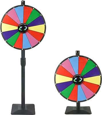 Roue de récompense voilamart de 24" roue rotative à double usage sur table et support. DIAYTAR COTE D'IVOIRE  - La boutique en ligne discount incontournable pour tous vos besoins. Explorez notre vaste catalogue de produits, comprenant des articles pour la maison, l'électroménager, l'informatique et la mode, tous à des prix défiant toute concurrence.