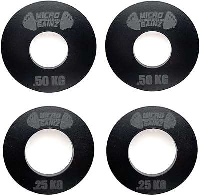 Plaques de poids olympiques microbeans kilogramme ensemble fractionné de 4 plaques d'acier. Faites des économies en un clic avec DIAYTAR COTE D'IVOIRE  - votre guichet unique pour tous vos besoins en produits discount. Explorez notre sélection diversifiée, allant de l'informatique à l'électroménager, et obtenez les articles dont vous avez besoin sans vous ruiner.