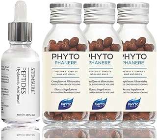 3 bouteilles de vitamines phyto natural pour la croissance des cheveux. Avec DIAYTAR COTE D'IVOIRE, vous pouvez profiter de produits discount de qualité supérieure sans compromettre votre budget. Notre boutique en ligne propose une vaste sélection d'articles, allant des essentiels pour la maison aux gadgets dernier cri, tous proposés à des prix compétitifs pour vous offrir un véritable rapport qualité-prix.