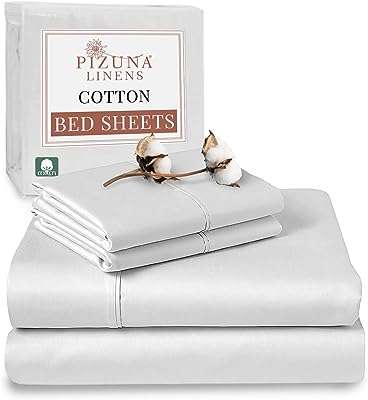 Parure de lit pizuna 100 % satin de coton tissé 400 fils. DIAYTAR COTE D'IVOIRE  - le secret des bonnes affaires en ligne. Simplifiez vos achats et réalisez des économies substantielles grâce à notre sélection éclectique comprenant des articles pour votre maison, des gadgets high-tech, des produits informatiques et des vêtements branchés, tous à des prix imbattables.
