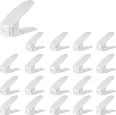 Organisateur de chaussures réglable hallopop (paquet de 20 blanc). Découvrez DIAYTAR COTE D'IVOIRE, où vous trouverez une sélection incomparable de produits discount. De la cuisine à la mode en passant par les gadgets high-tech, notre boutique en ligne vous offre la possibilité d'économiser tout en profitant de produits de qualité pour tous les aspects de votre vie.