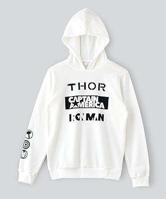 Sweat à capuche avengers pour vieux garçons blanc 13 14 ans. Rejoignez DIAYTAR COTE D'IVOIRE, votre boutique en ligne pour des articles discount de qualité. Des essentiels de la maison aux dernières tendances en matière de mode et de gadgets high-tech, nous proposons une sélection variée à des prix compétitifs. Faites des bonnes affaires dès maintenant et profitez d'un shopping en ligne facile et pratique.