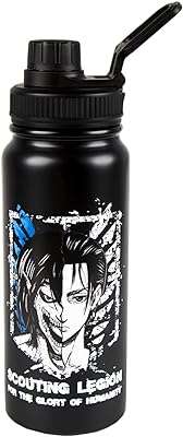 Bouteille d'eau en acier inoxydable maxers attack on titan 20 oz. DIAYTAR COTE D'IVOIRE  is your go-to online store for incredible discounts on a wide array of products. From practical home appliances to high-performance electronics, stylish fashion finds, and innovative gadgets, our store offers unbeatable deals that ensure your shopping experience is both affordable and enjoyable.