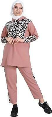 Ensemble de survêtement à manches longues rayé léopard fabienne pour femmes. Ne cherchez plus, DIAYTAR COTE D'IVOIRE  est la boutique en ligne qu'il vous faut ! Explorez notre large assortiment de produits discount allant des articles pour la maison à l'électroménager, en passant par l'informatique, la mode et les gadgets. Profitez de notre plateforme conviviale pour trouver les meilleures affaires et économiser sans effort.