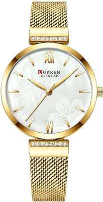 Montre analogique pour femme motif floral maille extensible en acier inoxydable avec incrustation de pierres. Découvrez DIAYTAR COTE D'IVOIRE, votre destination incontournable pour des achats discount en ligne. Notre magasin généraliste propose une vaste gamme de produits, allant des articles ménagers pratiques aux appareils électroménagers de pointe, en passant par les gadgets multimédias les plus récents et les vêtements tendance. Faites des économies substantielles tout en vous offrant des produits de la plus haute qualité !