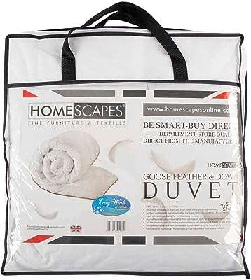 Couette pour berceau homescapes 120 x 150 cm 45" en plumes et duvet. DIAYTAR COTE D'IVOIRE, votre partenaire en ligne pour des produits discount de qualité à des prix imbattables ! Trouvez tout ce dont vous avez besoin, des articles pour la maison aux appareils électroménagers, en passant par les accessoires informatiques et les produits tendance de la mode. Faites des bonnes affaires dès maintenant en visitant notre boutique en ligne.
