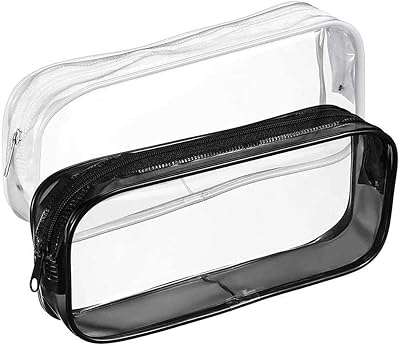 Trousse à crayons lycyon en pvc transparent 2 pièces multicolore moderne. DIAYTAR COTE D'IVOIRE  vous ouvre les portes d'un univers de bonnes affaires. Découvrez notre large gamme de produits discount, allant des indispensables de la maison aux dernières tendances mode, en passant par les gadgets innovants. Profitez d'offres exceptionnelles et de prix imbattables pour des achats malins et éclairés.