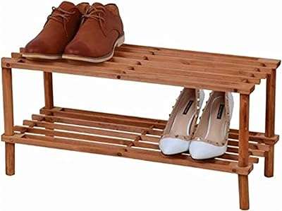 Showway organisateur de chaussures en bois simple et élégant avec 2 étagères pour famille. À la recherche de bons plans pour équiper votre maison à moindre coût ? DIAYTAR COTE D'IVOIRE  est là pour vous ! Découvrez notre sélection de produits discount pour la maison, de l'électroménager à la décoration, et profitez de prix imbattables tout au long de l'année.