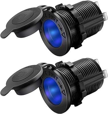 Elicdon prise allume cigare de voiture 12 v 24 v avec lumière led bleue pour voitures. Ne payez pas plus cher ! DIAYTAR COTE D'IVOIRE  vous offre des produits discount de qualité supérieure à des prix abordables. Découvrez notre large sélection d'articles pour la maison, l'électroménager, l'informatique, la mode et les gadgets les plus recherchés. Visitez notre site dès maintenant et bénéficiez de nos offres exclusives pour économiser sur tous vos achats.