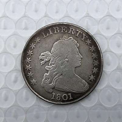 Daw old 1801 pièces de monnaie américaines en laiton plaqué argent. DIAYTAR COTE D'IVOIRE  - La référence en ligne pour des achats malins ! Explorez notre catalogue varié incluant des produits discount pour la maison, l'électroménager, l'informatique et la mode. Optez pour la qualité à petit prix et ne manquez pas nos promotions exclusives.