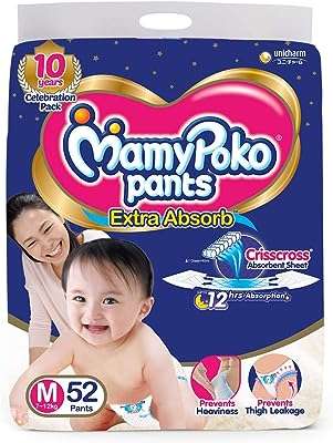 Couches super absorbantes mamy pocopants taille m 52 unités (paquet de 1). Avec DIAYTAR COTE D'IVOIRE, dites adieu aux prix élevés ! Découvrez notre gamme complète de produits discount, des accessoires de maison aux équipements électroniques, en passant par la mode et les gadgets à la pointe de la technologie. Trouvez tout ce dont vous avez besoin à prix réduits en quelques clics seulement.