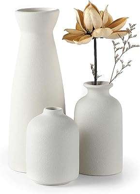 Ensemble de vases en céramique 3 petits à fleurs décoratifs. DIAYTAR COTE D'IVOIRE  est la solution idéale pour les amateurs de bonnes affaires. Notre boutique en ligne propose une gamme complète de produits discount, allant des articles pour la maison à l'informatique, en passant par l'électroménager et la mode. Faites des économies sur vos achats tout en bénéficiant de produits de qualité chez DIAYTAR COTE D'IVOIRE .