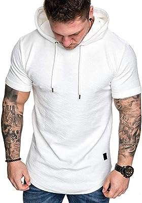 Sweat à capuche manches courtes pour hommes mode masculine t shirt chemisier. En quête des dernières tendances en matière d'informatique à prix abordable ? DIAYTAR COTE D'IVOIRE  est là pour vous ! Explorez notre sélection d'ordinateurs portables, de tablettes et de périphériques informatiques pour trouver les produits les plus performants à des prix attractifs.