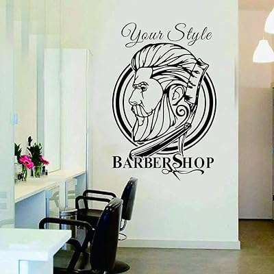 Your style barber shop art man barbershop autocollant mural amovible pour de ́coration. DIAYTAR COTE D'IVOIRE  - La boutique en ligne qui vous offre des prix imbattables sur une large gamme de produits discount. Ajoutez du style à votre maison avec nos articles de décoration, simplifiez votre quotidien avec des électroménagers modernes, restez connecté avec nos gadgets technologiques et adoptez les dernières tendances de la mode sans vous ruiner. Faites de bonnes affaires à chaque achat chez nous !
