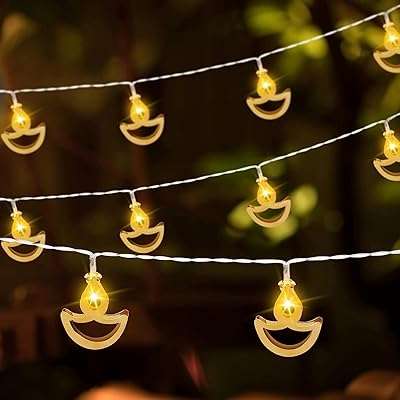 Lampe décorative du festival diwali light dippavali guirlande lumineuse à 10. Visitez DIAYTAR COTE D'IVOIRE  et profitez de notre sélection exceptionnelle de produits discount. Que vous recherchiez des articles pour la maison, de l'électroménager, de l'informatique ou de la mode, notre boutique en ligne vous offre des produits de qualité à prix réduit, sans compromis sur la satisfaction du client.