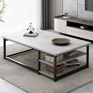Table basse multifonctionnelle de salon au design simple motif marbre. DIAYTAR COTE D'IVOIRE  - la source ultime de produits discount pour toutes vos envies. Parcourez notre gamme variée, allant de l'informatique à la mode et choisissez parmi une multitude de produits de qualité à des prix qui font sourire votre portefeuille.