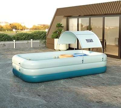 Piscine gonflable automatique avec parasol pour enfants adultes famille jardin intérieur. Envie de faire des économies sans sacrifier la qualité ? Rendez-vous sur DIAYTAR COTE D'IVOIRE  ! Notre boutique en ligne généraliste vous offre un large choix de produits discount, allant des articles ménagers aux équipements électroniques, en passant par la mode et les gadgets. Faites votre shopping en toute confiance, en bénéficiant de nos prix compétitifs et de notre livraison rapide.
