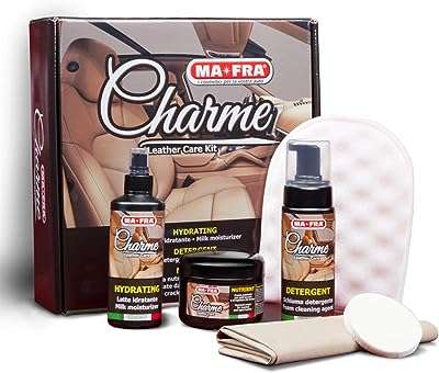 Mafra charme kit per la pulizia di sedili e cruscotti dell'auto. Découvrez DIAYTAR COTE D'IVOIRE, la référence en ligne pour des achats discount. Trouvez tout ce dont vous avez besoin, des articles de maison aux dernières innovations technologiques, sans vous ruiner. Avec notre sélection variée et nos prix compétitifs, vous êtes sûr de trouver les meilleures affaires.