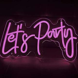 Enseigne au néon led personnalisée let's party 22" x 12" lettres pour la décoration. DIAYTAR COTE D'IVOIRE  - Votre destination shopping pour des produits de haute qualité à des prix réduits. Parcourez notre site et découvrez notre vaste sélection de produits, des gadgets aux produits de beauté en passant par les articles de sport et les outils de bricolage, tous disponibles à des tarifs discount.