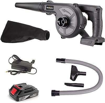 Souffleur de feuilles sans fil 2 en 1 avec batterie et chargeur. DIAYTAR COTE D'IVOIRE  - Votre destination en ligne pour des affaires incroyables. Rendez-vous sur notre site et découvrez un choix sensationnel de produits discount, qu'il s'agisse de l'électroménager indispensable, de l'informatique à la pointe ou des dernières tendances en matière de mode.