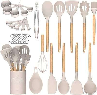 Ensemble d'ustensiles de cuisine 35 pièces ustensiles en silicone antiadhésifs avec support. Découvrez DIAYTAR COTE D'IVOIRE, votre nouvelle destination pour des achats discount en ligne. Parcourez notre large assortiment de produits allant des articles pour la maison aux appareils électroniques, en passant par la mode et les gadgets, et bénéficiez de réductions incroyables. Ne cherchez plus ailleurs, nous avons tout ce qu'il vous faut à des prix compétitifs.
