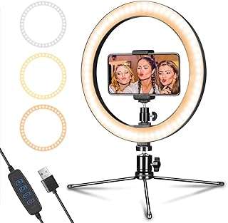Anneau lumineux led 10" avec trépied et support mobile pour diffusion en direct. DIAYTAR COTE D'IVOIRE  - Votre solution en ligne pour des achats malins à petit prix. Explorez notre vaste gamme de produits discount, des indispensables pour la maison aux dernières nouveautés en matière d'informatique, de mode et de gadgets. Économisez sans compromis sur la qualité en choisissant notre boutique en ligne.