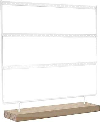 Support à bijoux en métal organisateur de rangement suspendu pour colliers et boucles. Explorez DIAYTAR COTE D'IVOIRE  et découvrez une variété impressionnante de produits discount pour la maison, l'électroménager, l'informatique et la mode. Avec des offres irrésistibles et une livraison rapide, faites des économies tout en obtenant des produits de qualité.