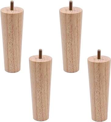 Pieds de meubles en bois 6" canapé ronds inachevé conception du milieu. DIAYTAR COTE D'IVOIRE  est la solution idéale pour les amateurs de bonnes affaires. Notre boutique en ligne propose une gamme complète de produits discount, allant des articles pour la maison à l'informatique, en passant par l'électroménager et la mode. Faites des économies sur vos achats tout en bénéficiant de produits de qualité chez DIAYTAR COTE D'IVOIRE .