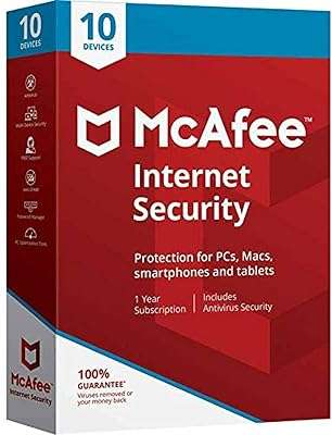 Mcafee internet security 10 appareils (1 à utilisateurs). DIAYTAR COTE D'IVOIRE  - La référence en ligne pour des achats malins ! Explorez notre catalogue varié incluant des produits discount pour la maison, l'électroménager, l'informatique et la mode. Optez pour la qualité à petit prix et ne manquez pas nos promotions exclusives.