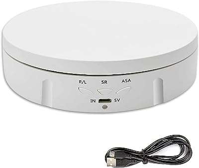 Platine tournante électrique cdiytool pour la photographie table de présentation professionnelle. DIAYTAR COTE D'IVOIRE  vous ouvre les portes d'un univers de bonnes affaires. Découvrez notre large gamme de produits discount, allant des indispensables de la maison aux dernières tendances mode, en passant par les gadgets innovants. Profitez d'offres exceptionnelles et de prix imbattables pour des achats malins et éclairés.