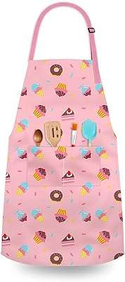 Tabliers pour bébés filles tablier réglable avec poches pour enfants pour la cuisine la pâtisserie le dessin. À la recherche de produits discount de qualité ? Ne cherchez plus ! DIAYTAR COTE D'IVOIRE  vous propose une sélection variée d'articles pour la maison, l'électroménager, l'informatique et la mode à des prix imbattables. N'hésitez plus et faites des économies en optant pour nos offres attractives !
