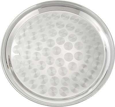 Grand plateau tourbillon rond en acier inoxydable (80 cm). DIAYTAR COTE D'IVOIRE  est le paradis des bonnes affaires ! Trouvez tout ce dont vous avez besoin pour votre maison, de l'informatique à l'électroménager, à des prix défiant toute concurrence. Ne manquez pas nos offres incroyables et profitez de la livraison rapide pour recevoir vos achats directement chez vous.
