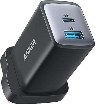 Chargeur usb c anker 65 w chargeur 725 gan double port super petit pour macbook. Parcourez la boutique en ligne DIAYTAR COTE D'IVOIRE  et plongez dans un univers de bonnes affaires. Que vous ayez besoin de nouveaux appareils électroménagers, d'une garde-robe tendance ou des dernières nouveautés en matière de technologie, notre large gamme de produits discount vous offre la possibilité de faire des économies tout en vous faisant plaisir. Avec DIAYTAR COTE D'IVOIRE, profitez des meilleurs prix sans jamais compromettre la qualité.