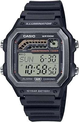 Montre casio ws1600h 1av illuminator pour homme compte à rebours et chronographe. DIAYTAR COTE D'IVOIRE, votre boutique en ligne préférée pour dénicher des produits à prix discount. Rendez-vous sur notre site pour trouver toutes les bonnes affaires de la maison à l'électroménager en passant par les gadgets high-tech. Ne sacrifiez pas la qualité pour économiser, optez pour DIAYTAR COTE D'IVOIRE  !
