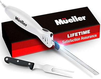 Couteau électrique muller ultra carver pour découper la viande la volaille le pain et mousse.. DIAYTAR COTE D'IVOIRE  est la référence en matière de produits discount en ligne. Parcourez notre catalogue et trouvez des articles indispensables pour la maison, des appareils électroménagers de qualité, des solutions informatiques abordables, des vêtements tendance et des gadgets à des prix incroyables.
